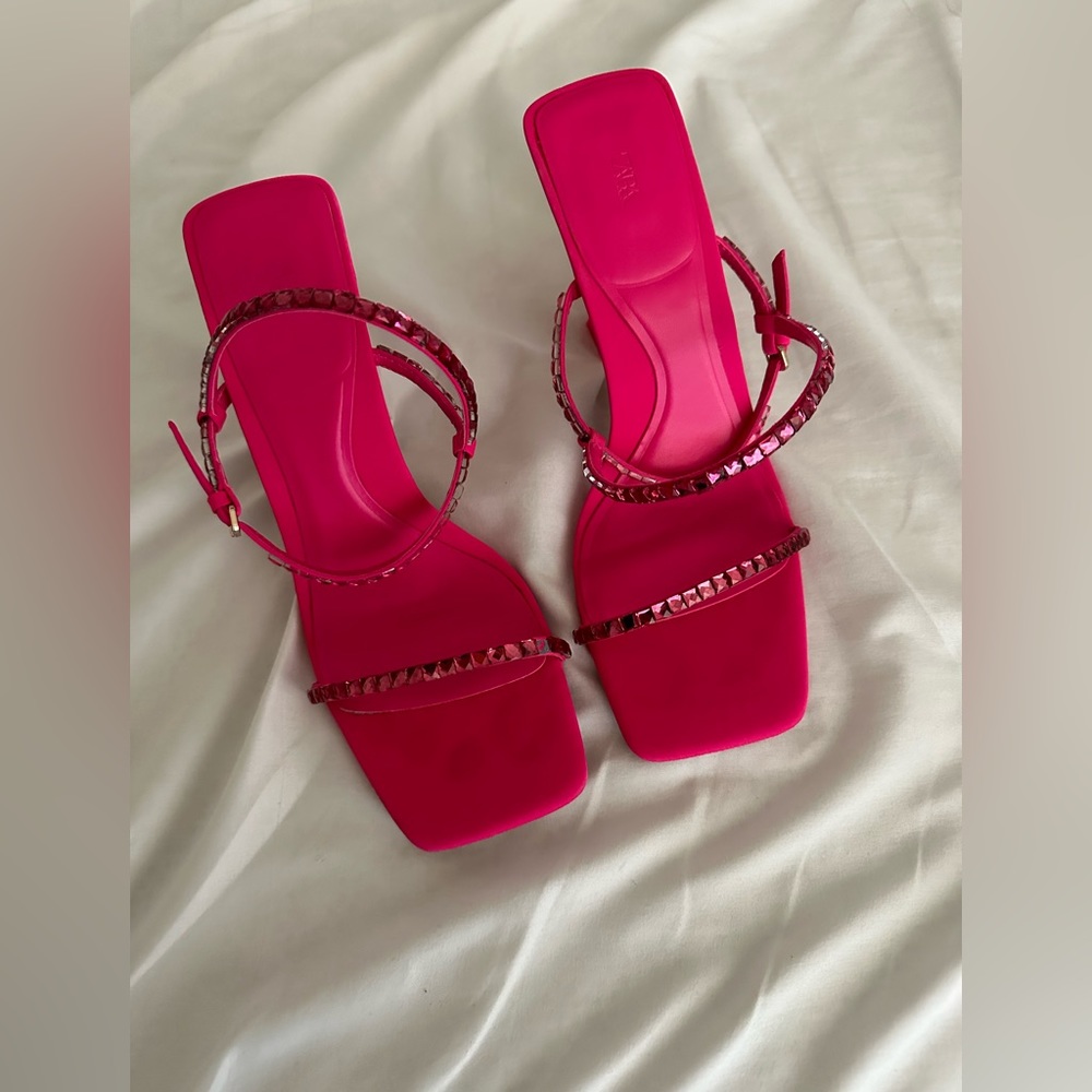 Zara Hot Pink Heels
